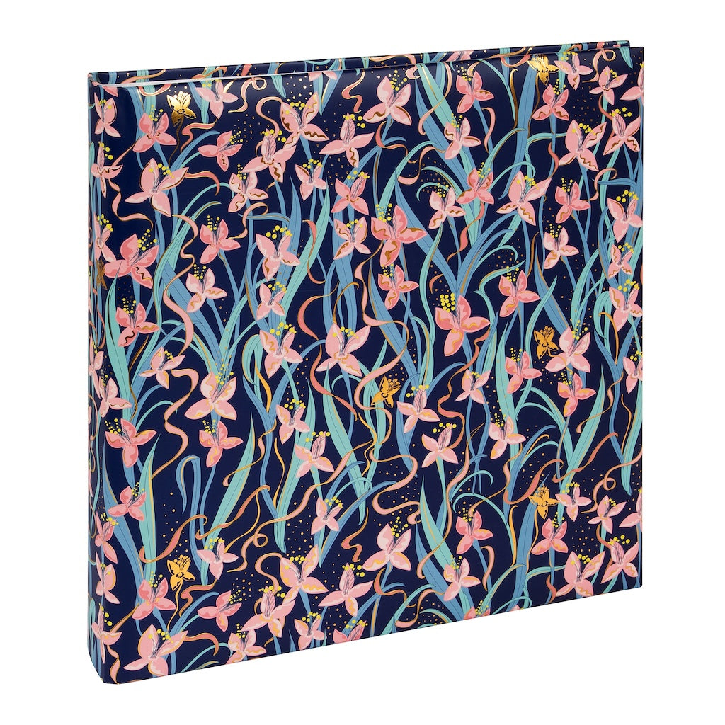 Photo album jardin chic - bleu