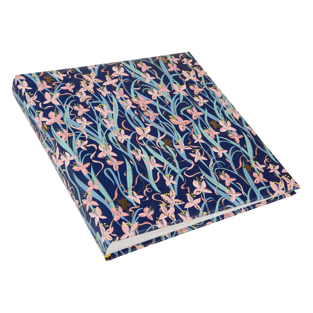 Photo album jardin chic - bleu