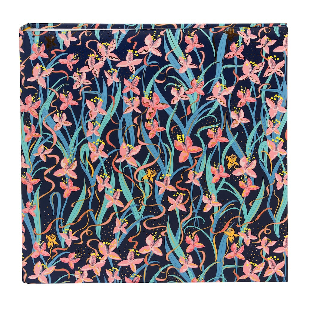 Photo album jardin chic - bleu