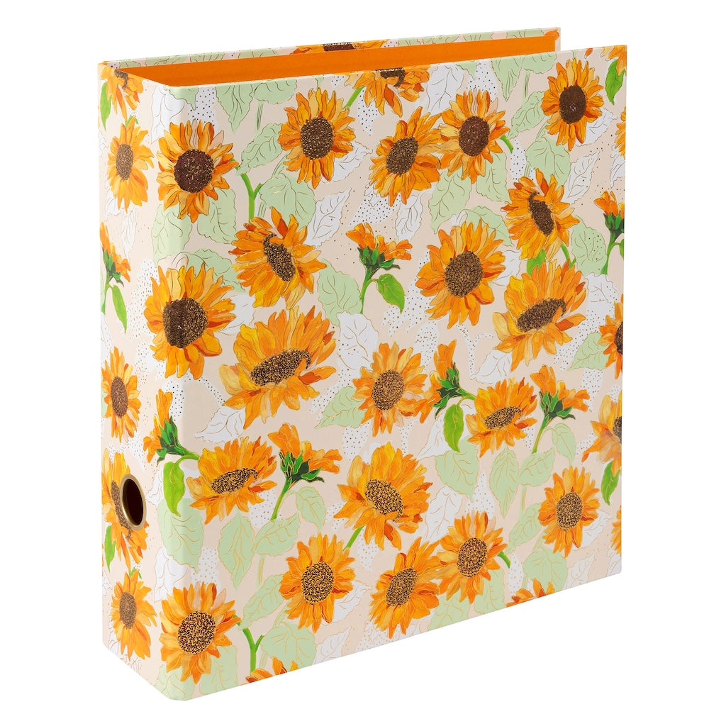 Ordner A4 - tournesol - blanc - 8cm