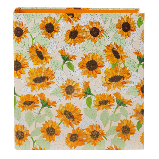 Ordner A4 - girasole - bianco - 8 cm