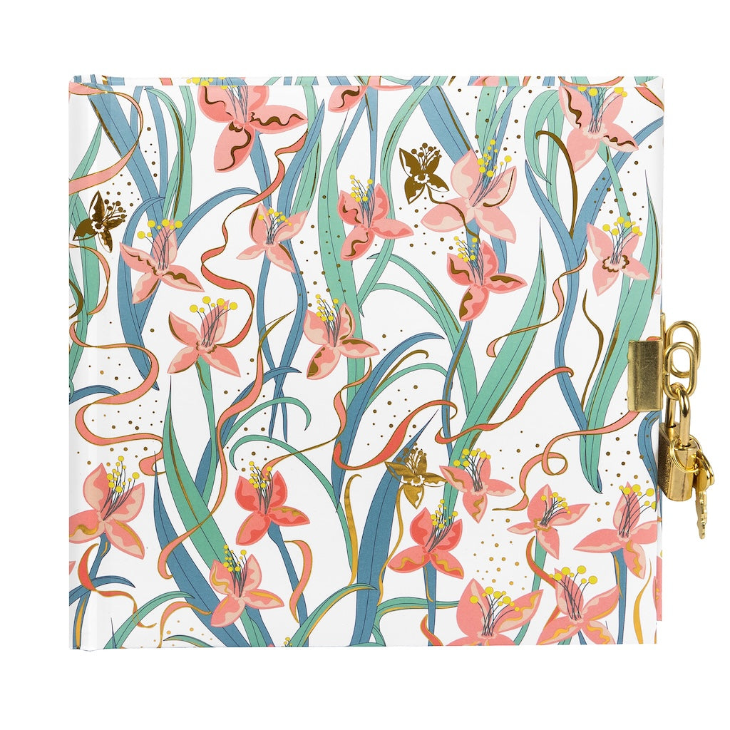 Journal jardin chic - blanc