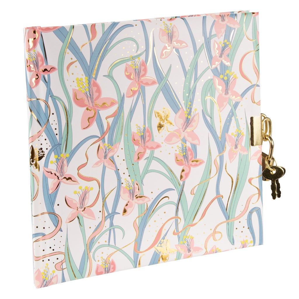 Journal jardin chic - blanc