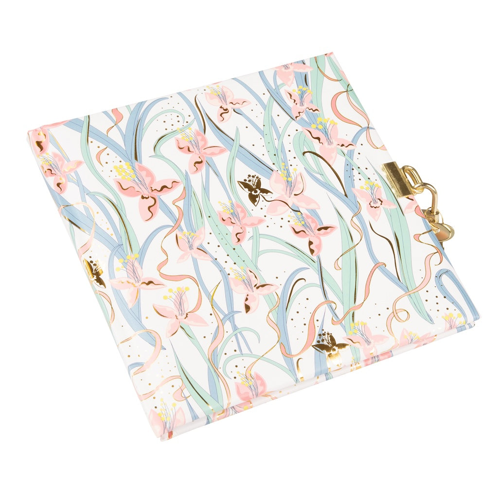 Journal jardin chic - blanc