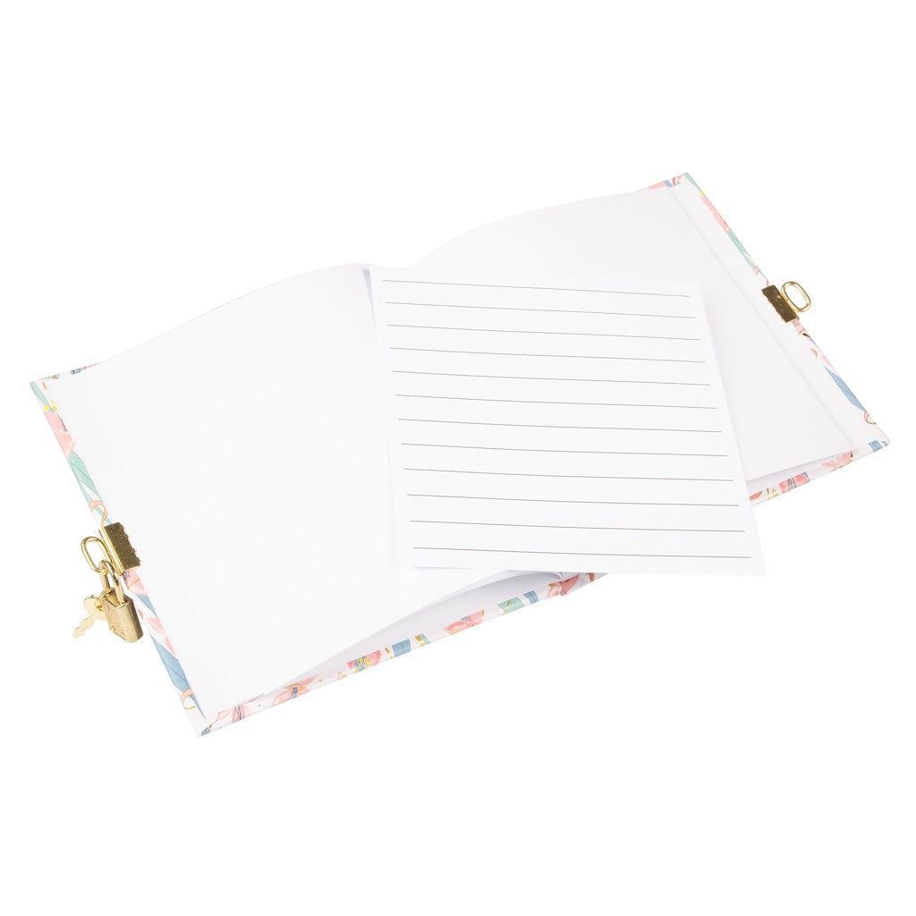 Journal jardin chic - blanc