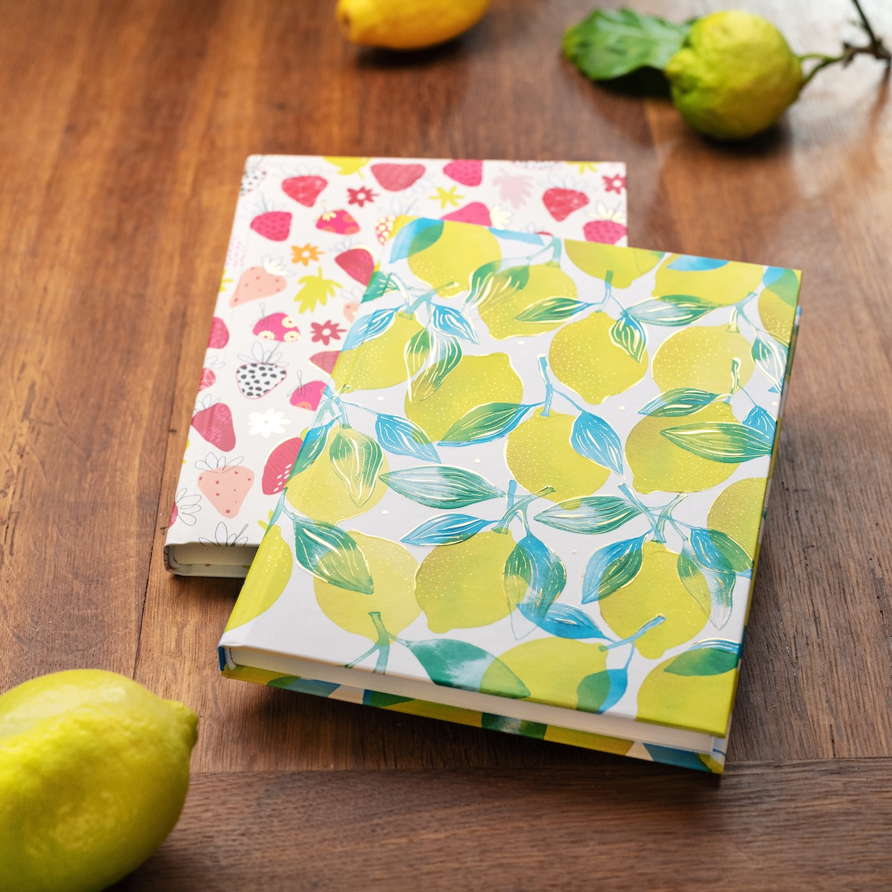 Note de carnet A5 agrumes