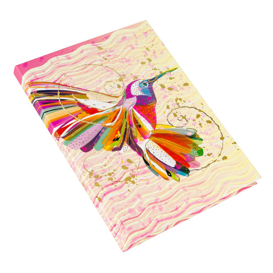 Notebook A5 Flower Hummingbird