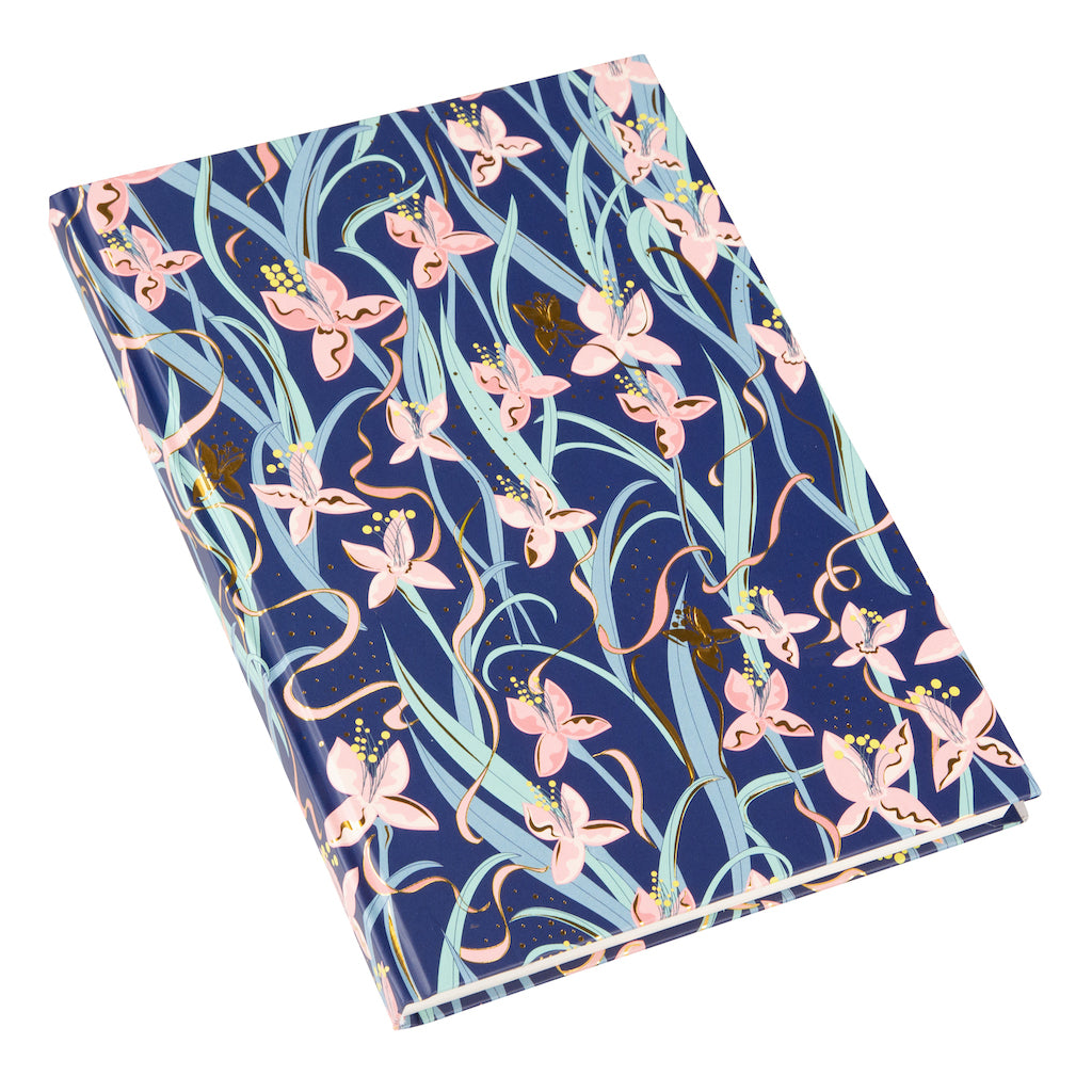 Notebook A5 Garden Chic - Bleu