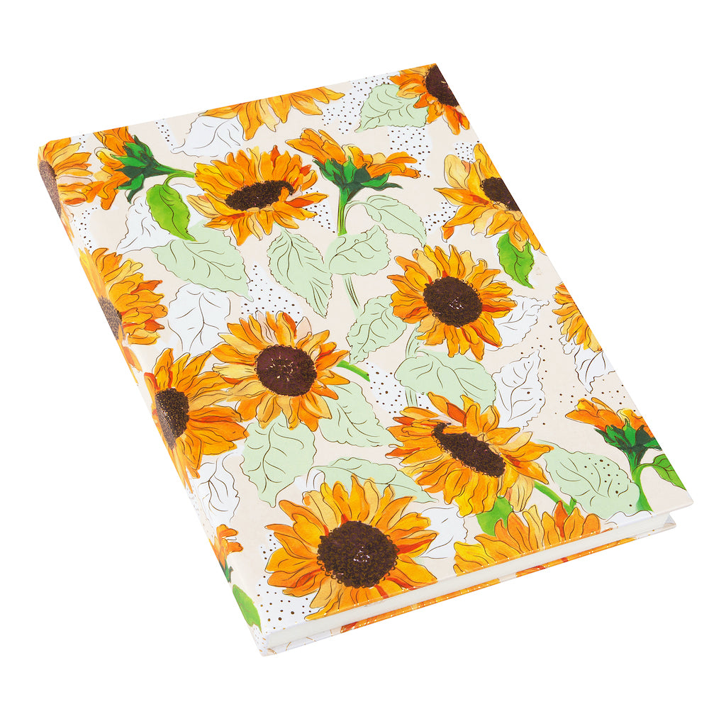 Note de tournesol A5 - blanc