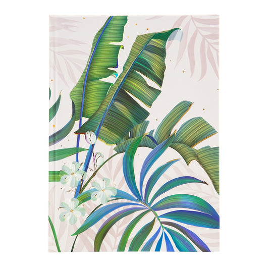 Notebook A5 Tropical - White