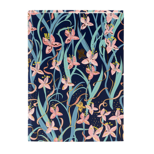 Notitieboek A5 Garden Chic - Blauw